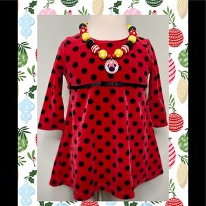 💝👼😇 MINIWEAR Little Girl’s Dress - Size 12 Mos.